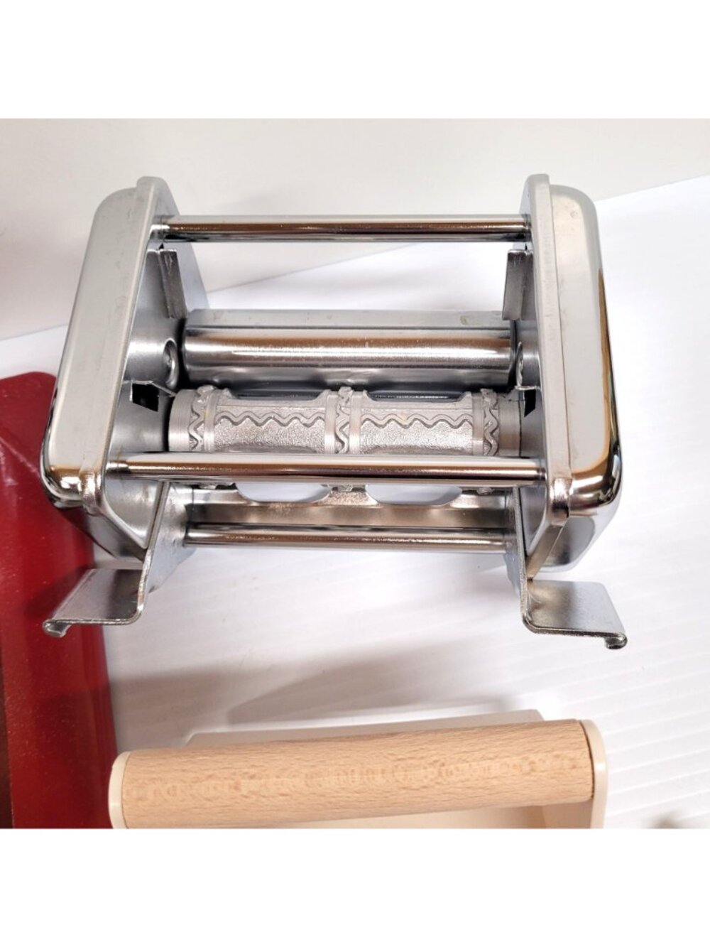 Imperia 2 Stainless Steel Pasta & Ravioli Maker Original Machine & Attachment - Picture 4 of 11